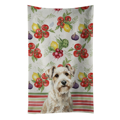 Sealyham Terrier Vegetables Kitchen Towel