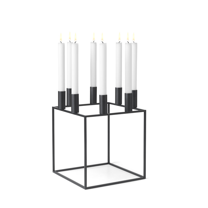 Kubus Candelabra, Black