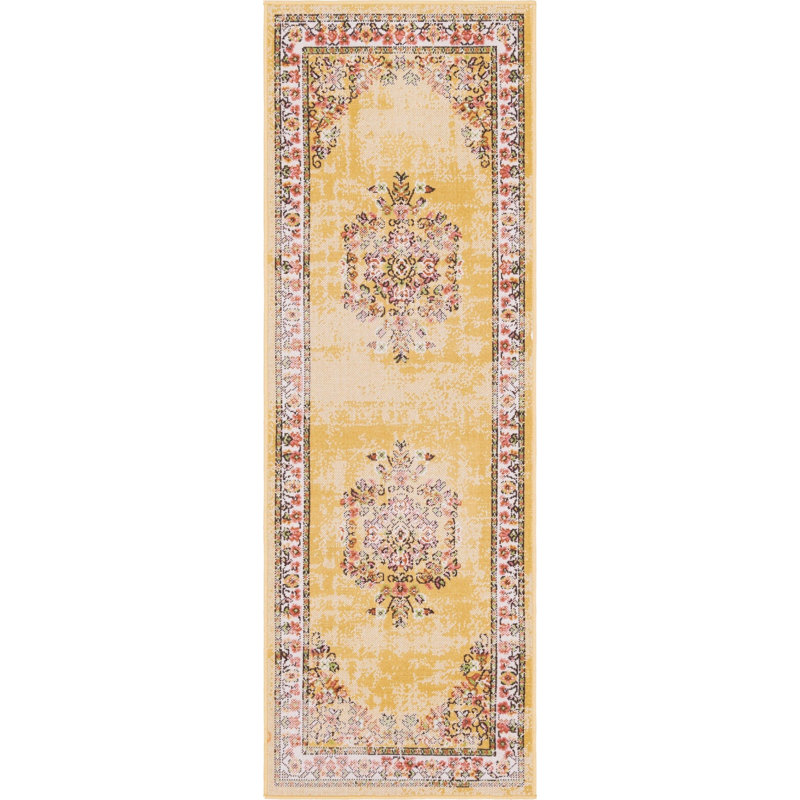 Oriental Indoor Rug, Runner 2'7" x 10'