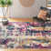 Christa Abstract Ivory/Blue Area Rug