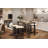 Vandervoort Bamboo Rectangular Solid Wood Top with Steel Base Dining Table-1552892104