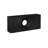 Void Console Table, Black Stone