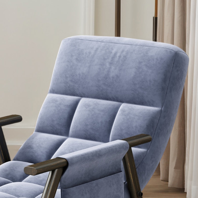 Chaise berçante l 23,28 po, Bleu