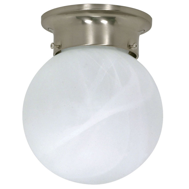 Ithomitis Glass Flush Mount, No
