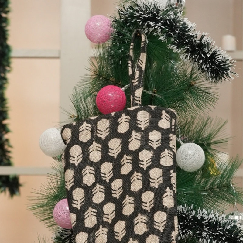 Chaussette de Noël Fabhibine, H 10 po x l 4,5 po