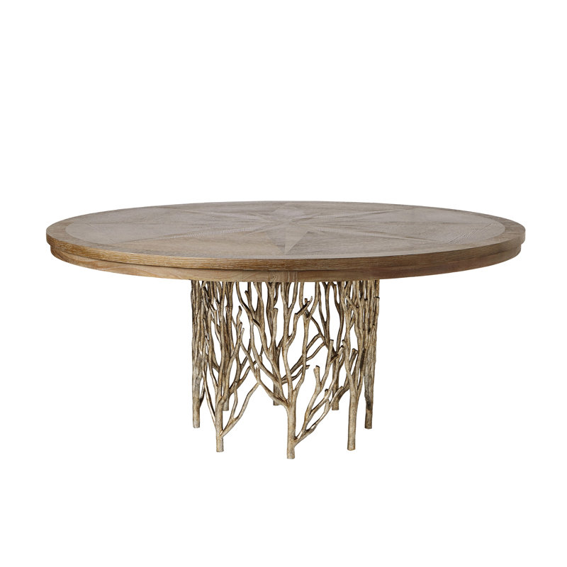 Forest Round Solid Oak Dining Table