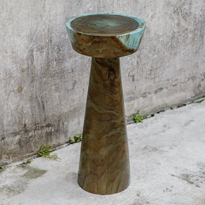 Millwood Pines Frasina Blue-Green Drink Table