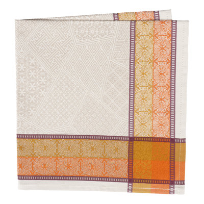 Ensemble de 4 serviettes en jacquard Bonnes - automne 18,5 po x 18,5 po Bonnes