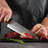 15-Piece Damascus Pattern German Steel Kitchen Knife Block Set
