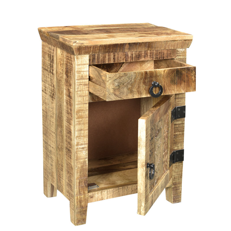 Ridder 21'' W Solid Wood Nightstand