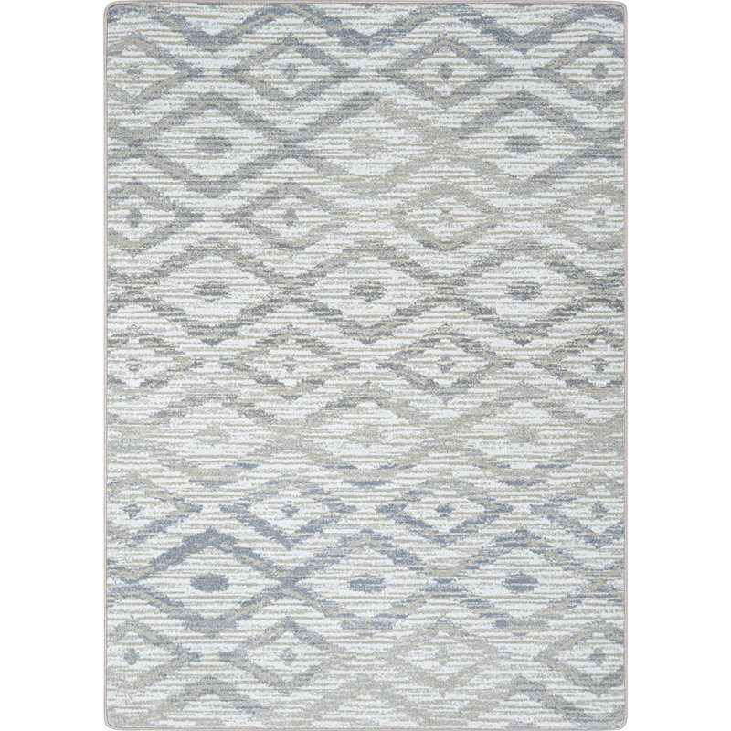 Diamond Oasis Sandstone Area Rug, Rectangle 5'4" x 7'8"