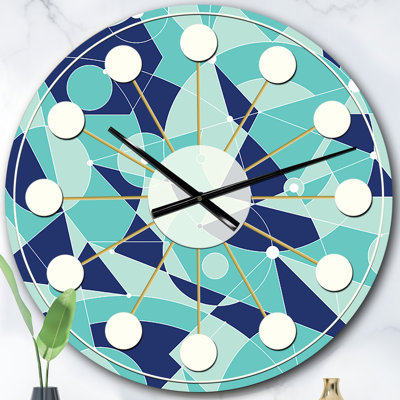 Horloge murale rétro Mid-Century