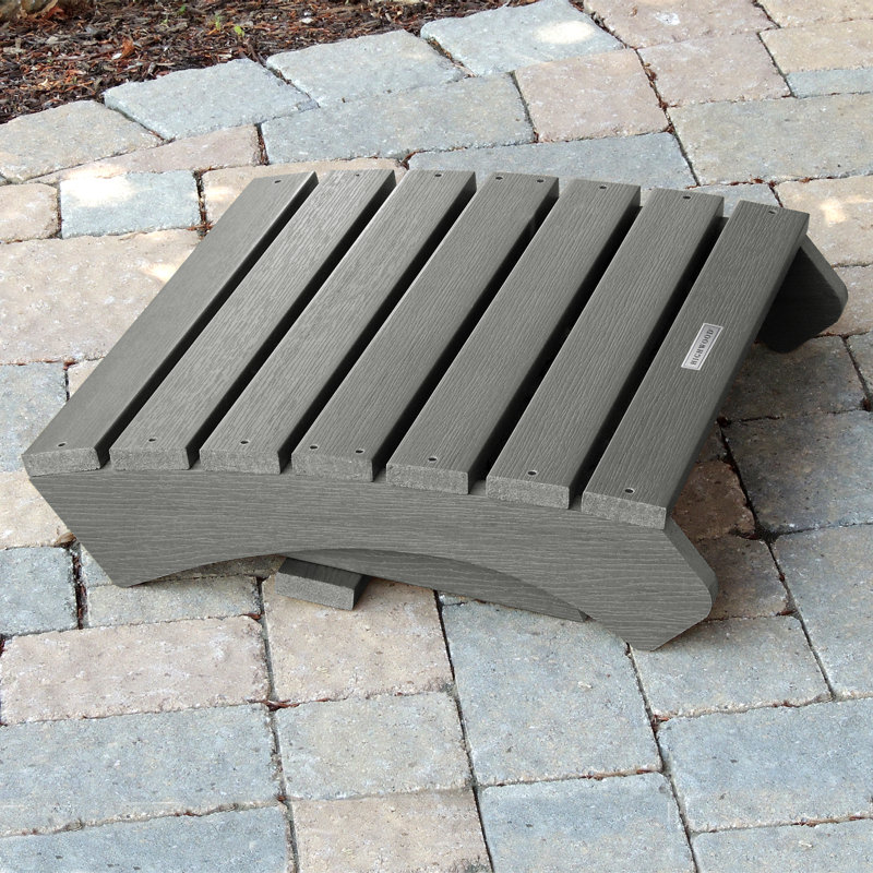 Repose-pieds d'extérieur Fausta, Teck côtier