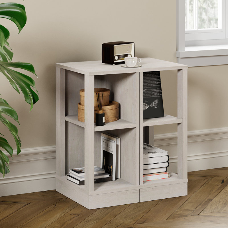Ebern Designs Small Bookcase,Set Of 2, (3 Shelves) 24"H x 9.8"W x 15.3"D