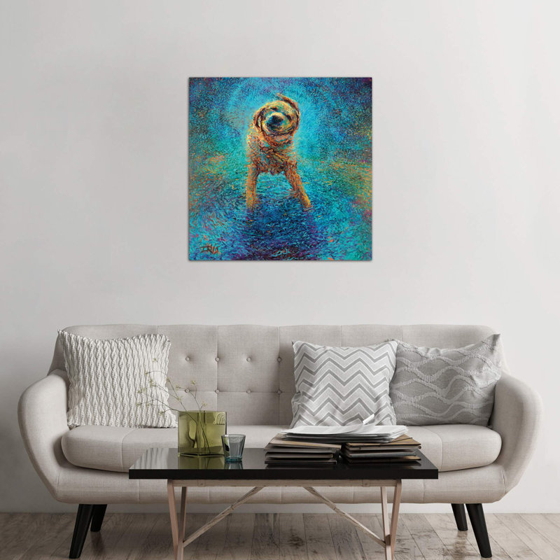 Iris Scott - Wrapped Canvas Print, 45.72 cm H x 45.72 cm W x 1.91 cm D