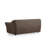 Nathanel Stylish Corner Sofa, Brown, 113.4 x 42.5 x 31.1 inches | Durable Beech Wood & Chipboard Frame | 100% Polyester Fabric, Dry-Cleanable | 28 DNS Soft Foam & Silicone Back Cushion | Elegant Design with Walnut Legs-90667749