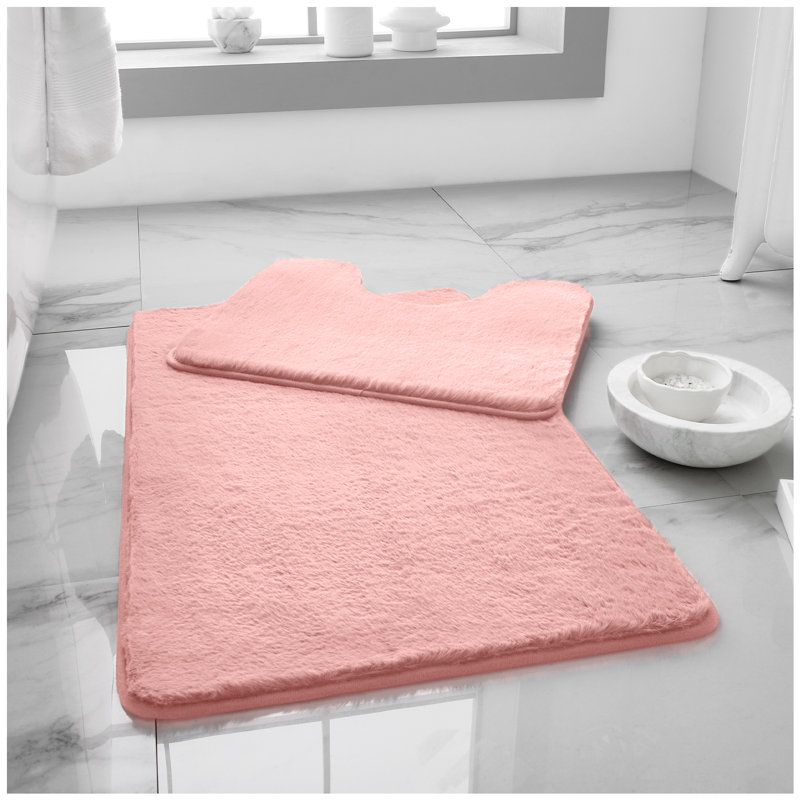 Non-Slip Bath Mat, Pink