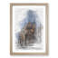 Lincoln Cathedral in England in Abstract - Picture Frame Graphic Art Print-55772750-55772757