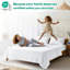 Ensemble de draps en percale 100% coton lavé - comprend 1 drap plat, 1 drap-housse et 2 taies d'oreiller-129479916-129479921
