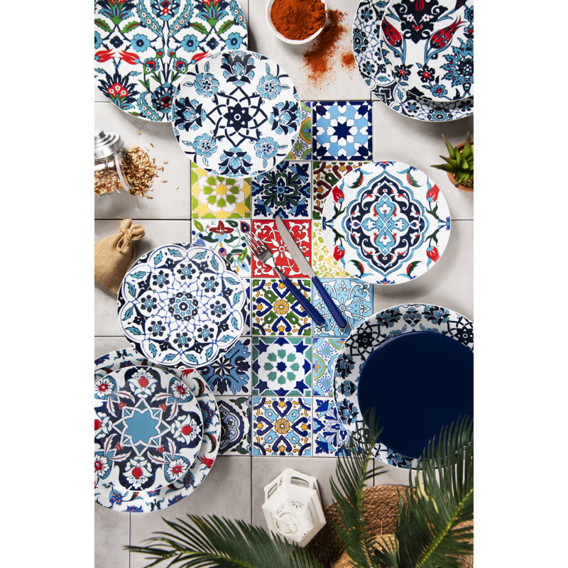 Topkapi Piece Dinnerware Set - Service for 6