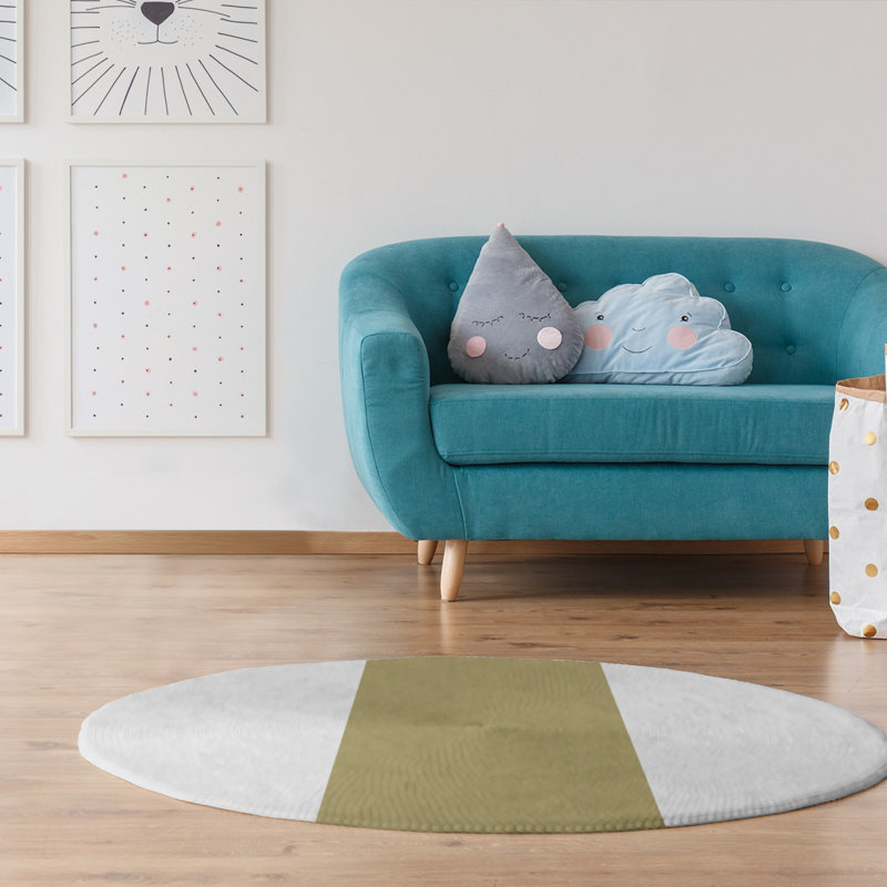Tapis gold area, Rond 5 pi