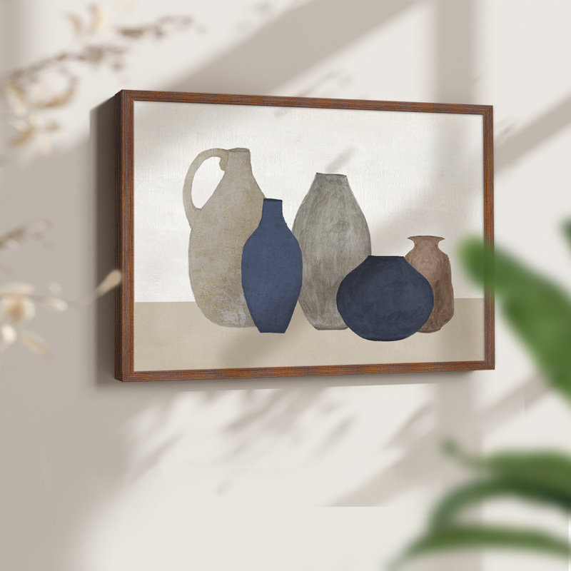 Simple Vessels -Framed Print - Restickable