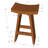 The Original 30" Tall Asia Teak Bar Stool