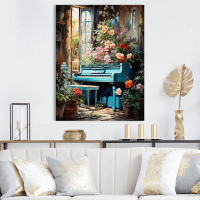 Piano Tropical Tunes - Music Piano, art mural
