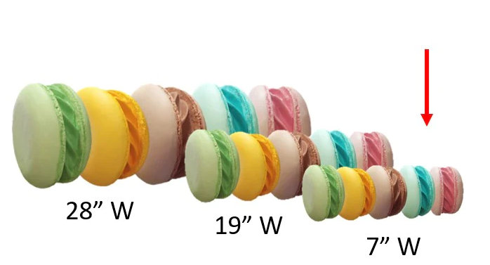 Jadhiel Small Macaroon Set Over Sized Statue