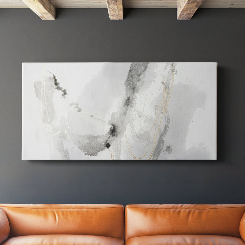 Toile tendue abstraite Seris 6 # LVII-Gallery, H 16 po x l 32 po