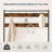 Coat Rack With Shoe Rack – 39.4” Hall Tree With Bench, 5-Tier Shoe Storage & 9 Hooks – Industrial Rustic Brown/Black – Entryway & Closet Organizer (BF801MT01)