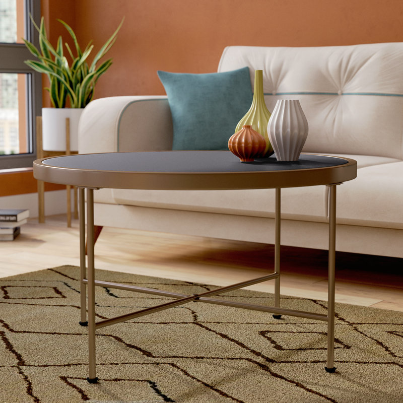 Coffee Table with Metal Frame
