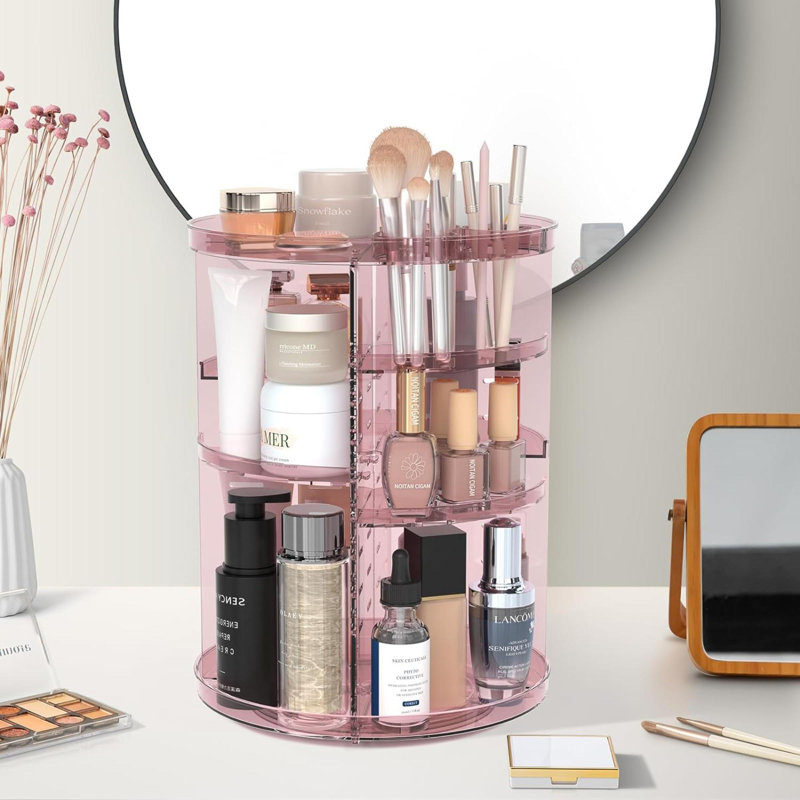 Organisateur de maquillage Nyjuan, Rose