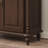 Dark-walnut Solid Wood Shoe Storage Bench