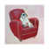 Bulldog On Red by Carol Dillon - Wrapped Canvas Gallery-Wrapped Canvas Giclée