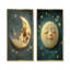 Sleepy Moon I - Ensemble de 2 pièces d'art mural pour chambre de bébé-794936294-794936301