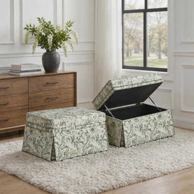 Storage Upholstery Ottoman