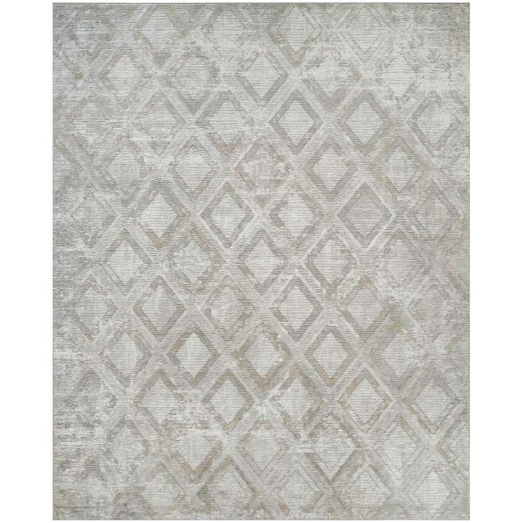Lafever Grey Modern Indoor Rug