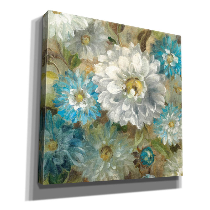 "Epic Graffiti" Secret Garden 1 Cream "par Danhui Nai, art mural sur toile, H 26 po x l 26 po
