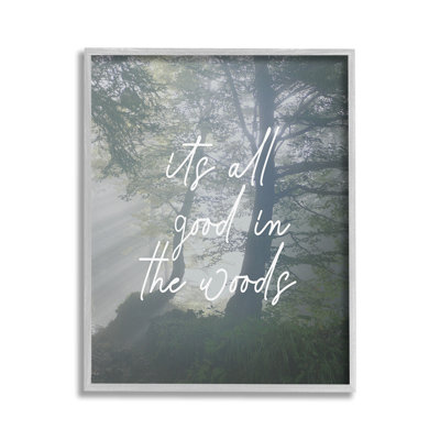 " All Good In Woods Single Picture Frame " by Lil' Rue