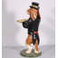 Grande statue de chien majordome Beagle