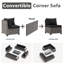 Ensemble de conversation en rotin pour 10 personnes avec coussins Guildford-100088004-101924999