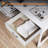 Madani Solid Wood Base Computer Desk