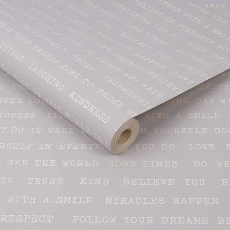 Fresco Lilac Dreams Typography Inspirational Quotes Wallpaper