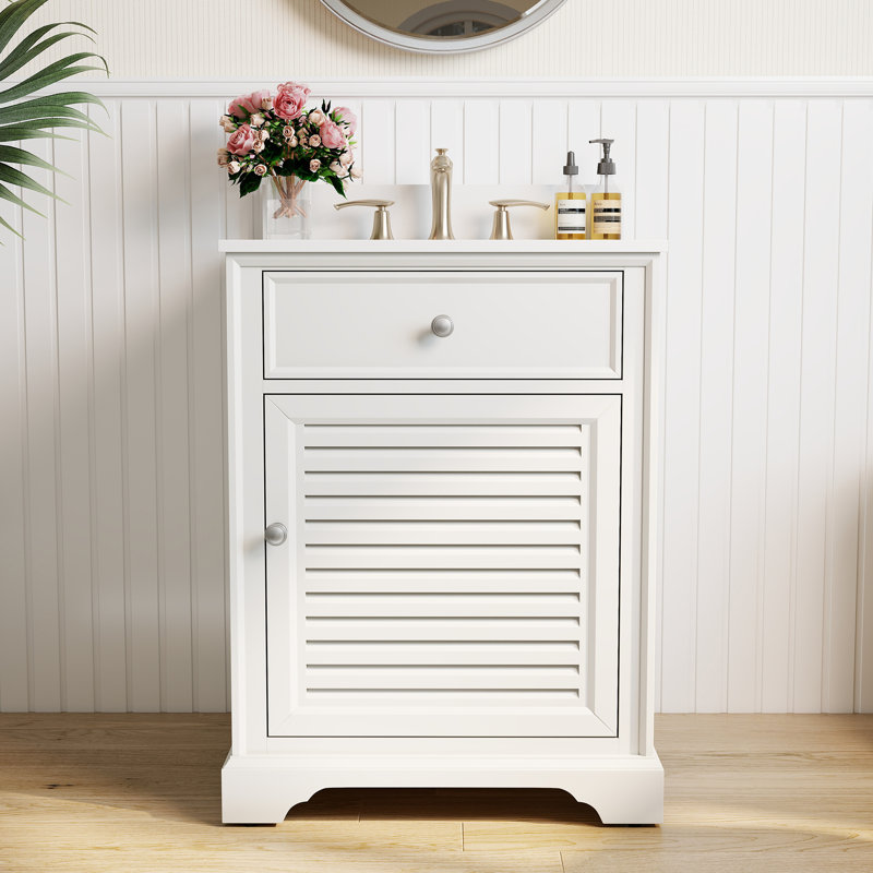 Meuble-lavabo simple 26 po avec tiroir Alburtis
