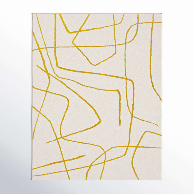 Goodrow Abstract Indoor Rug, Rectangle 7'10" x 10'