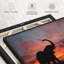 Elephant Silhouette Sunset Canvas Print-102859487
