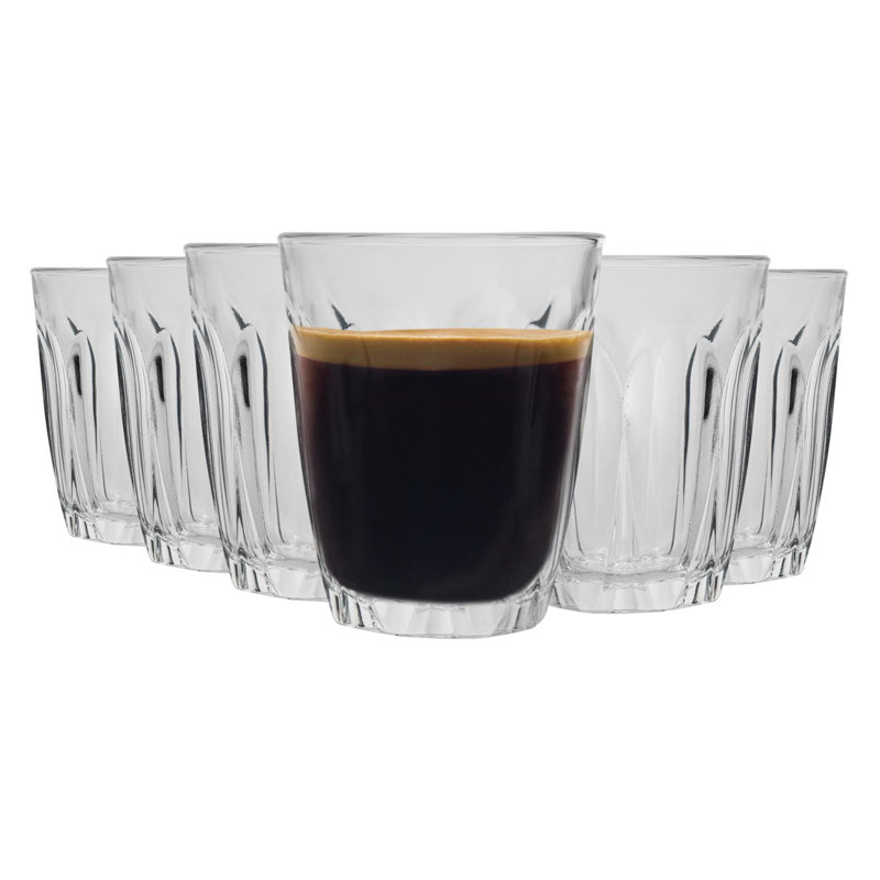 Duralex - Provence Shot Glass Espresso Cups - 90ml Drinking Glasses, 6