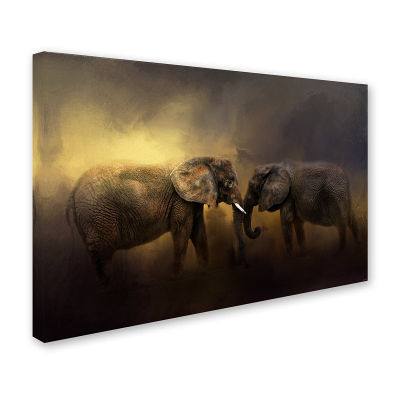 «Together Through the Storms» par Jai Johnson - Reproduction d'art graphique sur toile, H 22 po x l 32 po