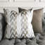 Housse et insert de coussin décoratif métallique Dunaway-101837331